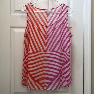 Anne Taylor Loft Sleeveless Polyester Top Sz M